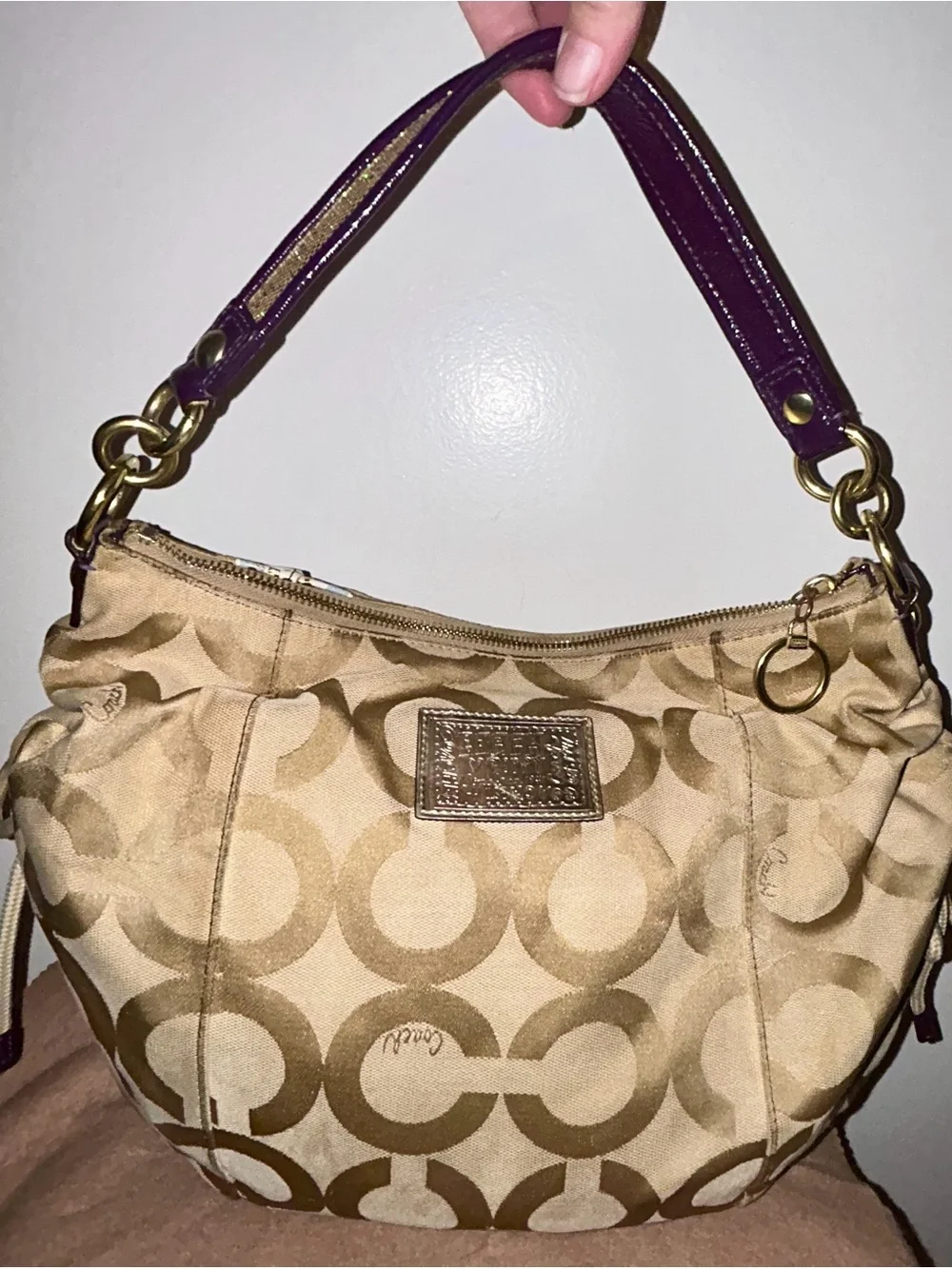 Coach Poppy Pop C Applique Jazzy Hobo Bag . Y2K